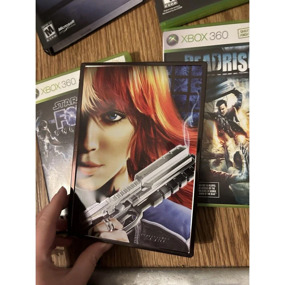 Xbox 360 Video Game Lot Star Wars, Turning Point,Perfect Dark Deadrisng